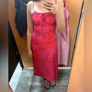 Pink and Orange Women's Dress
